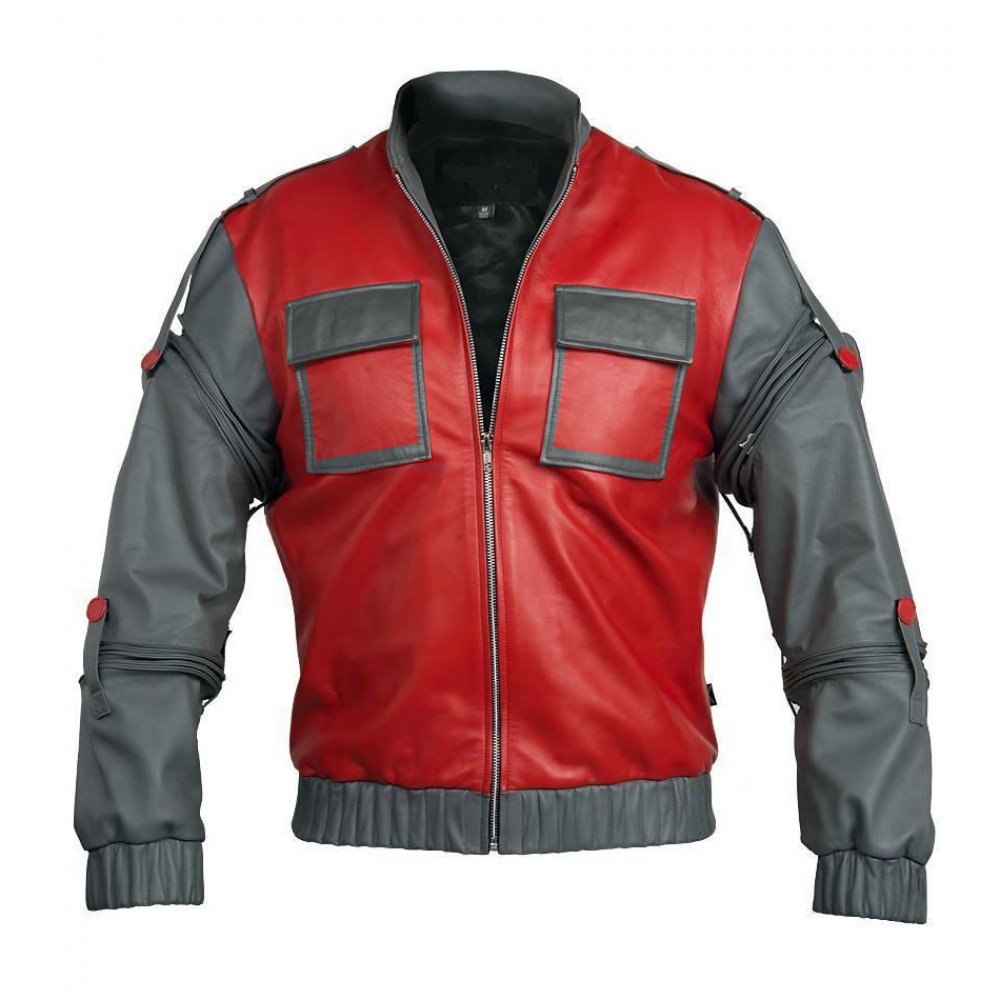 Back To The Future Part Ii Marty Mcfly Leather Jacket